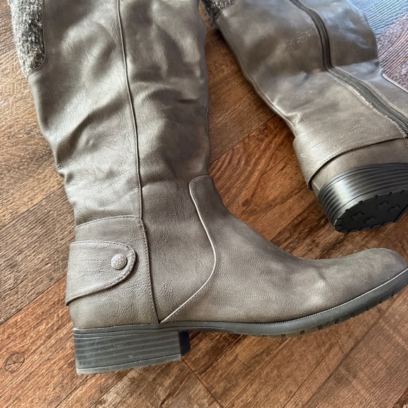 Lifestride Xandy Wide Calf Riding Boot Gray - Picture 12 of 13